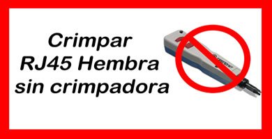 crimpar rj45 hembra sin crimpadora
